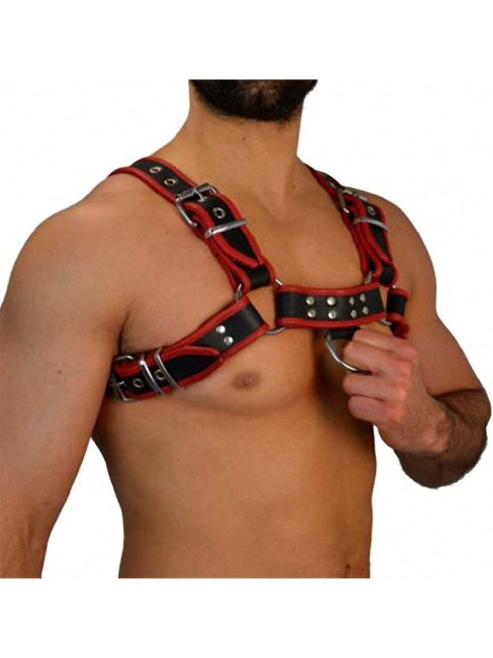 Adjustable Leather Chest Harness for Men | Body Bondage Belt | Fetish Gear